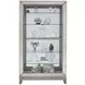 Platinum Side Entry Curio With Five Adjustable Shelves