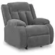 Greely Bend Steel Rocker Power Recliner with USB Charging