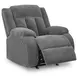 Greely Bend Steel Rocker Power Recliner with USB Charging