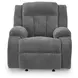 Greely Bend Steel Rocker Power Recliner with USB Charging