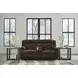 Greely Bend Chocolate 75" Power Reclining Loveseat with USB Charging