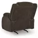 Greely Bend Chocolate Rocker Power Recliner with USB Charging