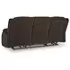 Greely Bend Chocolate 85" Power Reclining Sofa with Drop Down Table and USB Charging