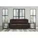 Greely Bend Chocolate Power Reclining Living Room Set with Drop Down Table and USB Charging
