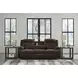 Greely Bend Chocolate 85" Power Reclining Sofa with Drop Down Table and USB Charging