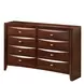 Ireland Espresso 8 Drawer Dresser