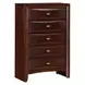 Ireland Espresso 5 Drawer Chest
