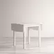 Eastern Tides Brushed White 3 Piece Dining Set