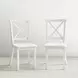 Eastern Tides Brushed White 3 Piece Dining Set
