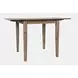 Eastern Tides Brown and Blue Stripe Upholstered 3 Piece Dining Set