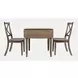 Eastern Tides Brushed Bisque 3 Piece Dining Set