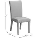 Eastern Tides Blue Stripe Parsons Chair Set Of 2