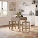 Eastern Tides Brushed Bisque 3 Piece Counter Height Dining Set
