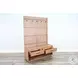 Cozy Luxe Natural Bench Hall Tree