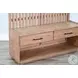 Cozy Luxe Natural Bench Hall Tree