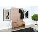 Cozy Luxe Natural Bench Hall Tree
