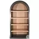 Whimora Black 42" Logan Arched Bookcase