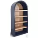 Ardencrest Blue 84" Arched Bookcase