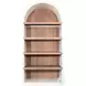 Golden Hearth White 42" Logan Arched Bookcase