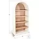 Golden Hearth White 42" Logan Arched Bookcase