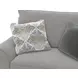 Alden Stone Upholstered Chair and A Half with Pillows
