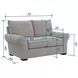 Alden Stone 72" Loveseat