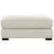 Alden Linen Upholstered Rectangular Ottoman
