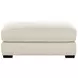 Alden Linen Upholstered Rectangular Ottoman