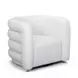 Curves Cream Performance Fabric Upholstered Swivel Accent Chair