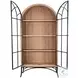 Hearthwood Haven Natural 2 Glass Door Display Cabinet
