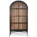 Whimora Black 2 Glass Door Display Cabinet