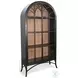 Whimora Black 2 Glass Door Display Cabinet
