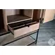 Maple Haze Natural Violet 4 Door Wine Bar Cabinet