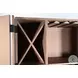 Maple Haze Natural Violet 4 Door Wine Bar Cabinet