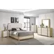 Hyland Natural King Upholstered Panel Bed