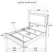 Hyland Natural Queen Upholstered Panel Bed