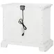 McKinney Vintage White 2 Drawer Nightstand with USB Charging
