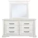 McKinney Vintage White Panel Bedroom Set