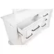 McKinney Vintage White 6 Drawer Dresser with Mirror