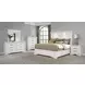 McKinney Vintage White 6 Drawer Dresser with Mirror