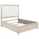 Pembroke Washed Oak and Cream Upholstered Panel Bedroom Set with Nailhead Trim