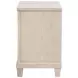 Pembroke Washed Oak and Cream Upholstered Panel Bedroom Set with Nailhead Trim