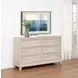 Pembroke Washed Oak 6 Drawer Dresser