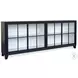 Maple Haze Black Ryan Industrial 4 Door Long Accent Cabinet