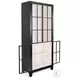Autumn Echo Black Ryan Tail 3 Drawer Display Cabinet