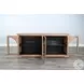 Wrenvale Natural Arched 4 Glass Door Accent Cabinet
