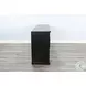 Sagewyn Natural Black Wood 4 Arched Glass Door Accent Cabinet