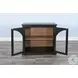 Wrenvale Natural Arched 4 Glass Door Storage Cabinet