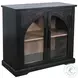 Wrenvale Natural Arched 4 Glass Door Storage Cabinet