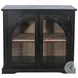 Wrenvale Natural Arched 4 Glass Door Storage Cabinet